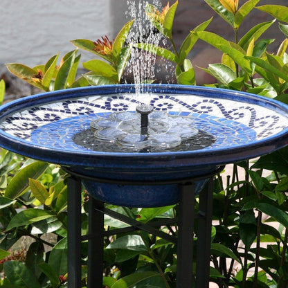 Solar Water Fountain, Outdoor Garden Decoration with Solar-Powered Pump