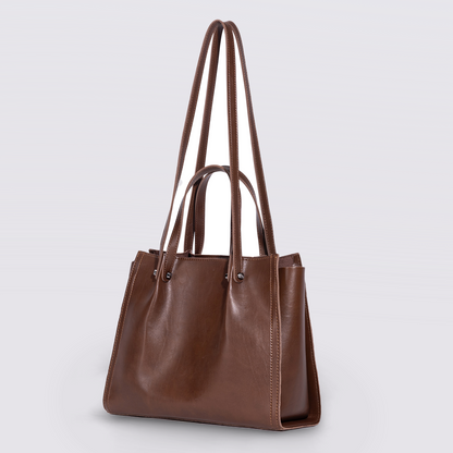 Citytote Coffee Brown Women's Stylish Shoulder Tote Bag