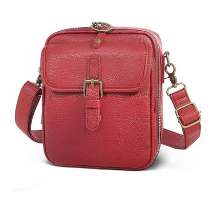 Compact Leather Axle Crossbody Bag for Stylish Women