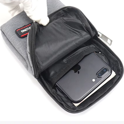 Runguard Pro Gray Waterproof Waist Bag for Sports Activities