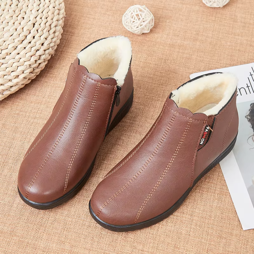 Modern Leather Boots For Women Elegance And Comfort In Winter