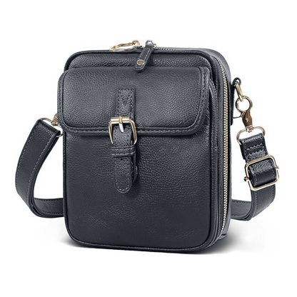 Compact Leather Axle Crossbody Bag for Stylish Women