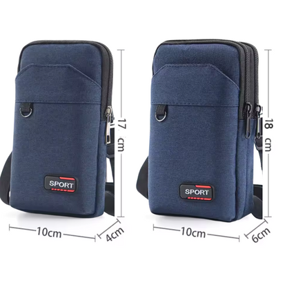 Runguard Pro Blue Waterproof Waist Bag for Outdoors