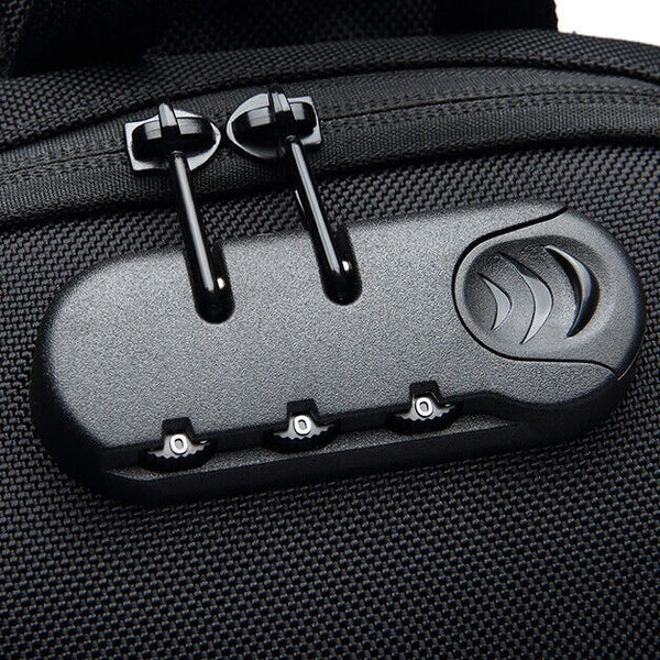 Crossbody Shoulder Bag with Hidden Zipper