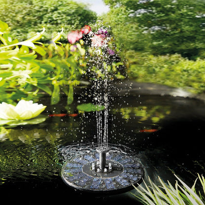 Solar-Powered Bird Bath Fountain - Automatic Water Art for Garden