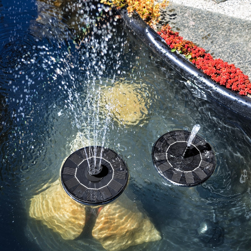 Solar-Powered Bird Bath Fountain - Automatic Water Art for Garden
