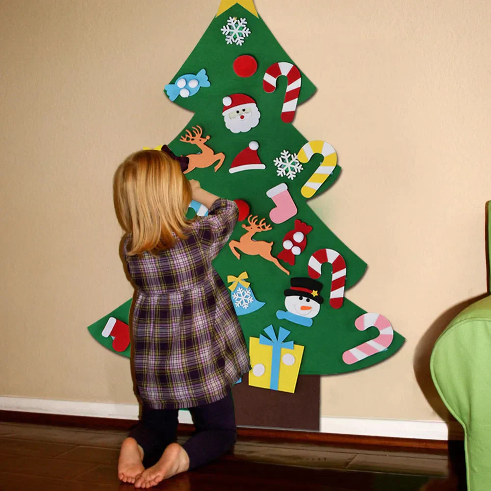 Kids Christmas Tree Set – Creative 26-Piece Ornament Kit