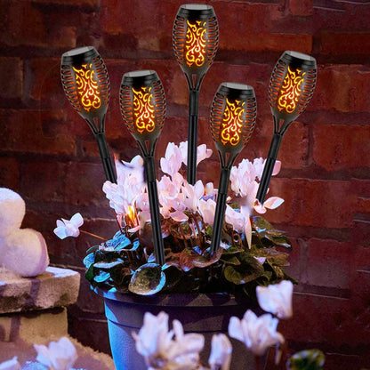 LED Solar Torch Lights for Garden – Weatherproof & Eco-Friendly