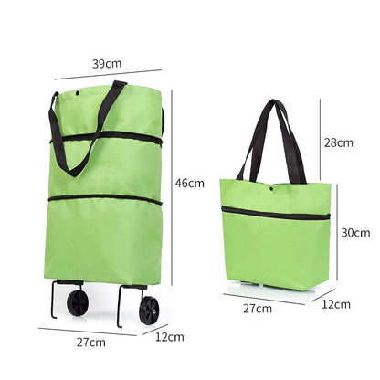 2-In-1 Dramaten Bag Shopping Carts
