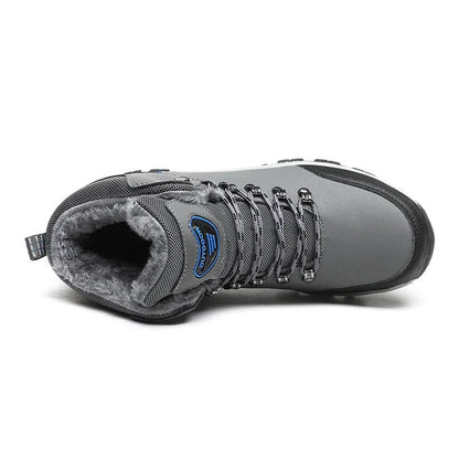 Men's Winter Shoes - Waterproof, Plush Lining & Slip-Resistant