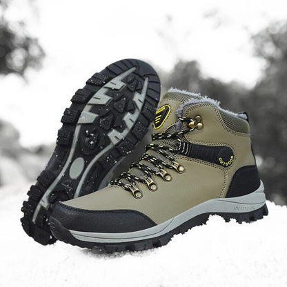 Men's Winter Shoes - Waterproof, Plush Lining & Slip-Resistant