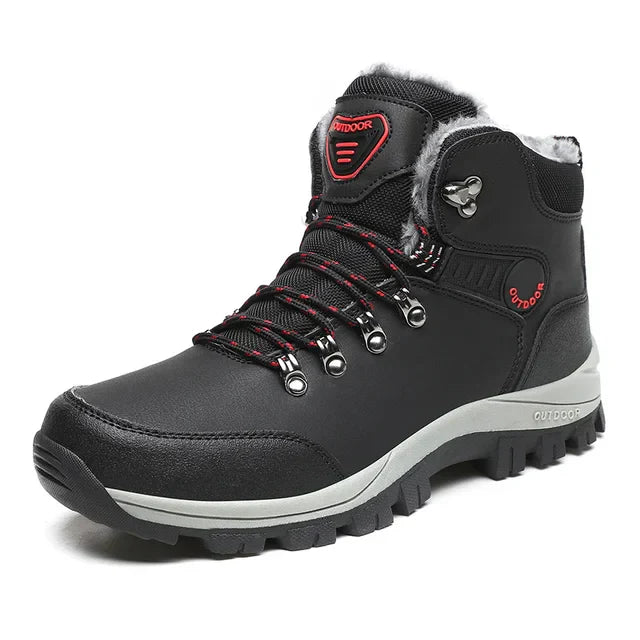 Men's Winter Shoes - Waterproof, Plush Lining & Slip-Resistant
