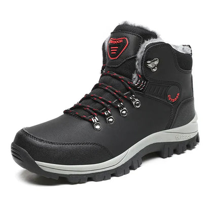 Men's Winter Shoes - Waterproof, Plush Lining & Slip-Resistant