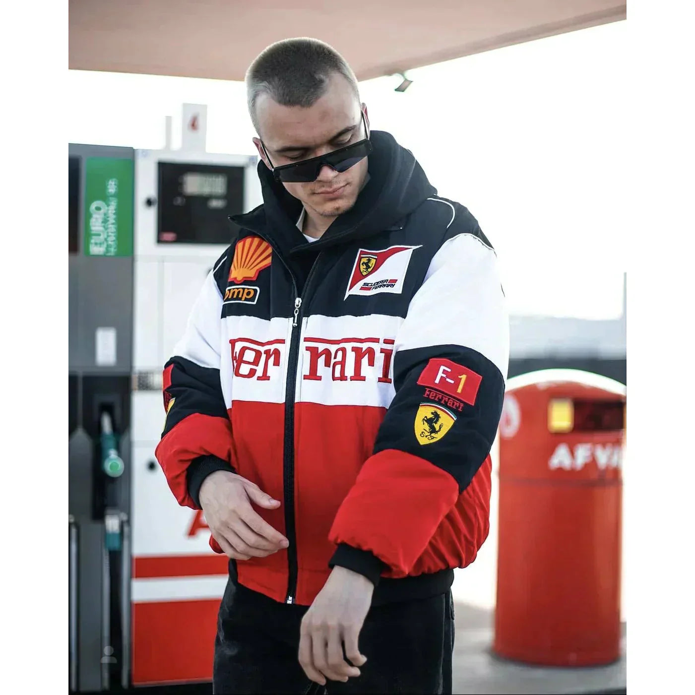 Vintage Ferrari Racing Jacket for Men and Women