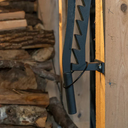 Wood Bracket for Easy Wood Splitting without an Axe for Fireplace