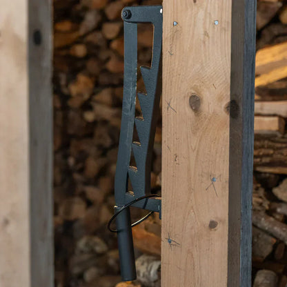 Wood Bracket for Easy Wood Splitting without an Axe for Fireplace