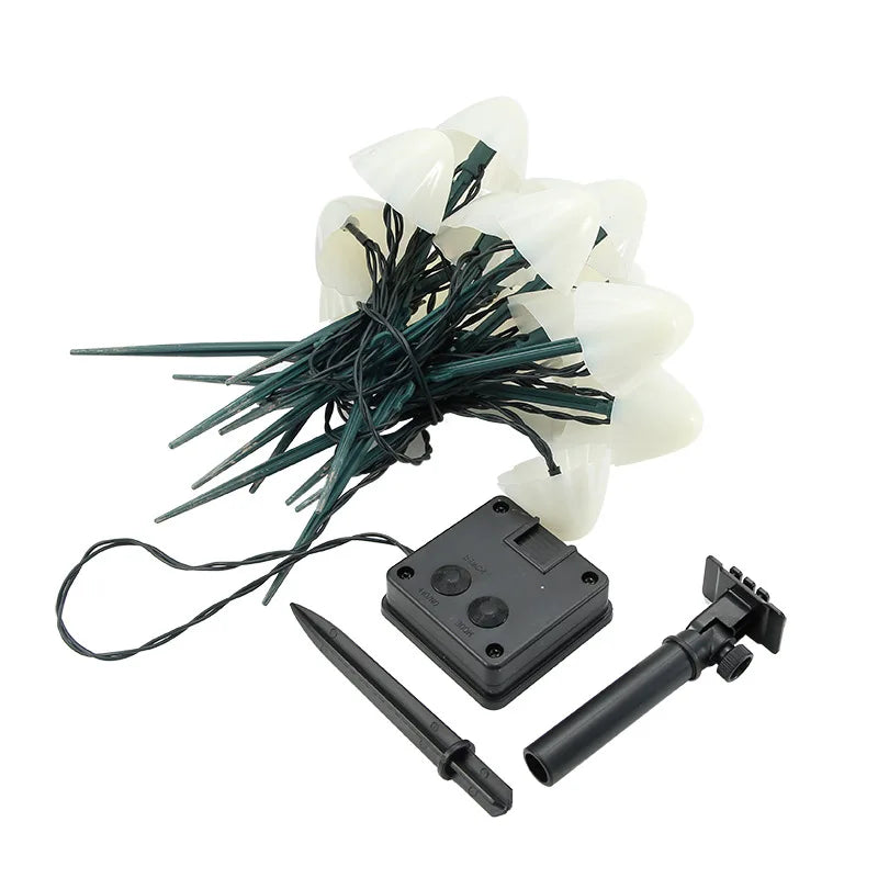 Enchanting Wad Lights Create Magical Garden Lighting