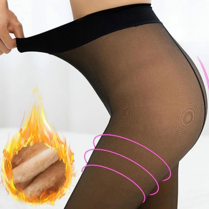 Luxurious Fleece Winter Tights – Stylish & Warm Fashion