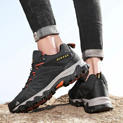 HikeUp Leather Hiking Shoes - Durable, Comfortable & Stylish