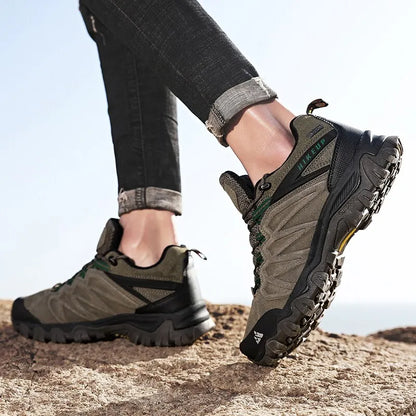 HikeUp Leather Hiking Shoes - Durable, Comfortable & Stylish