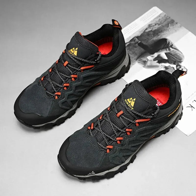 HikeUp Leather Hiking Shoes - Durable, Comfortable & Stylish