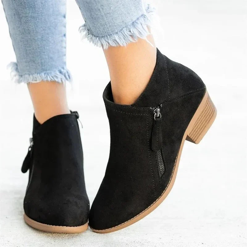 Suede Chelsea Ankle Boots - Elegant, Versatile & Comfortable