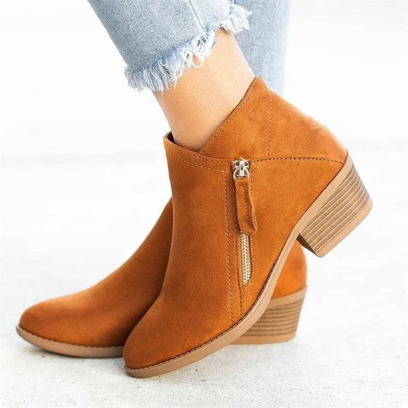 Suede Chelsea Ankle Boots - Elegant, Versatile & Comfortable