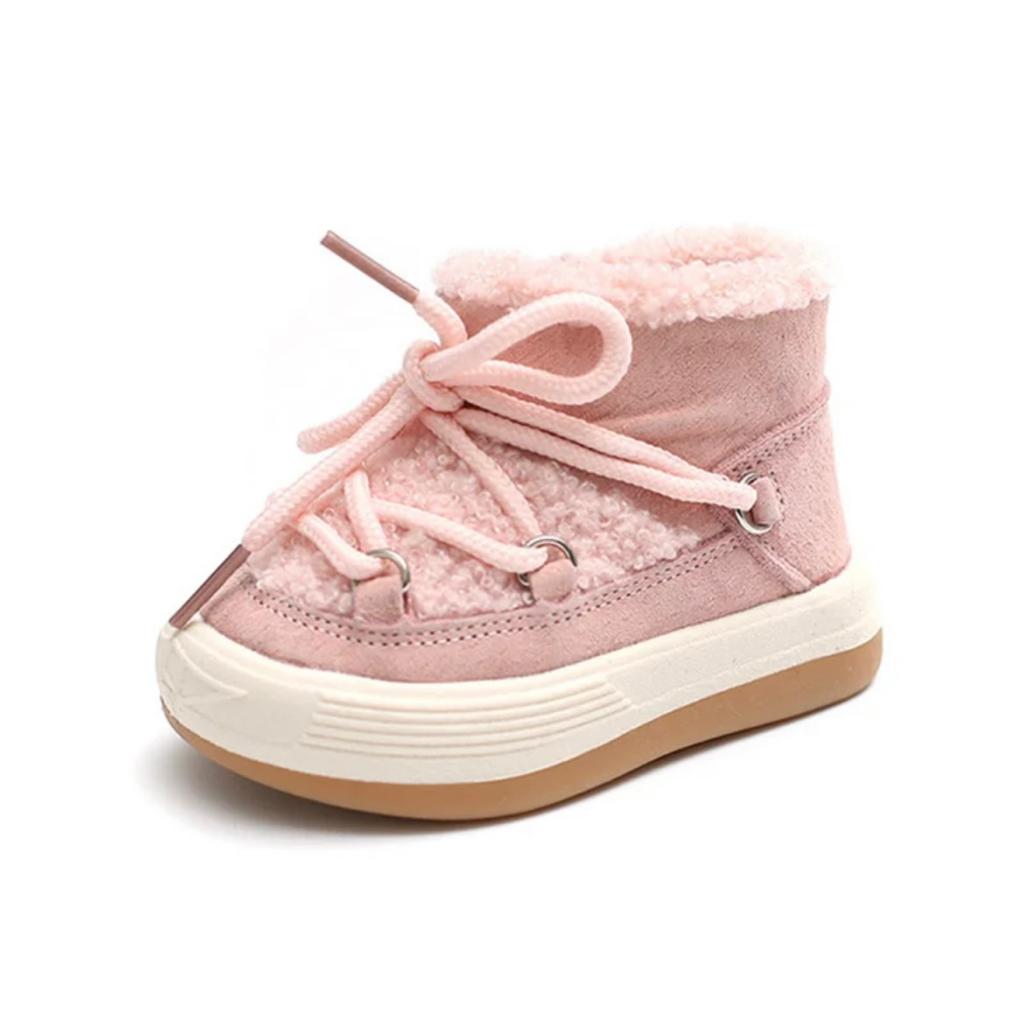 Unisex Winter Boots - Plush Lining, Zipper & Non-Slip Sole