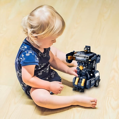 Roborace Transforming Car Robot – LED Lights & Interactive Toy