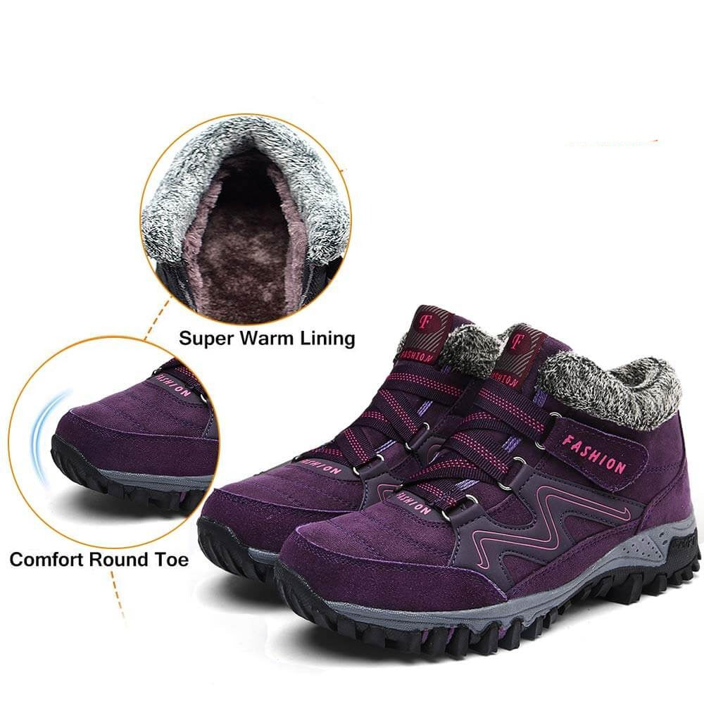 Cozy Plush Winter Boots for Women - Stylish & Warm