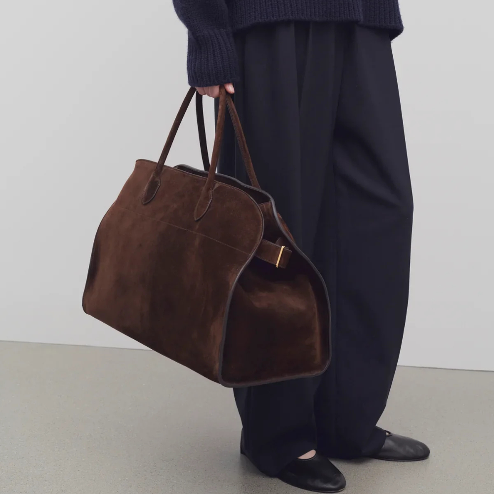 Classic Leather Handbag, Versatile for Work and Office