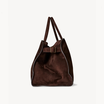 Classic Leather Handbag, Versatile for Work and Office