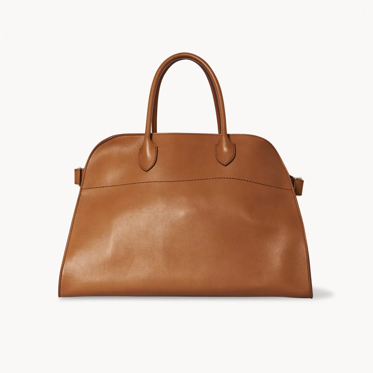 Classic Leather Handbag, Versatile for Work and Office