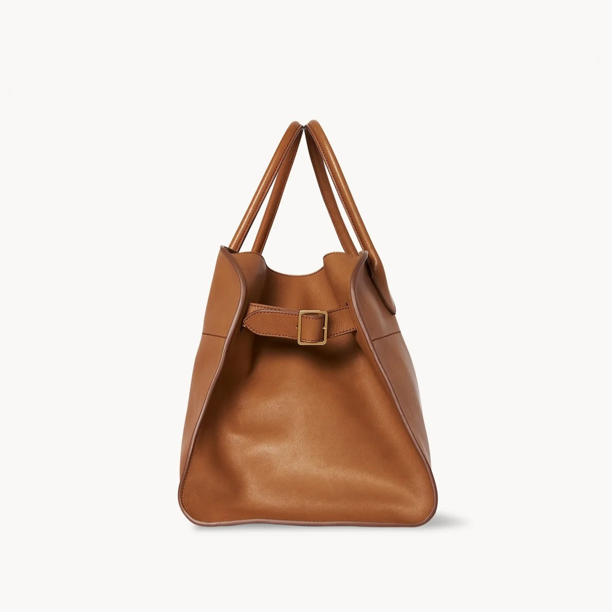 Classic Leather Handbag, Versatile for Work and Office