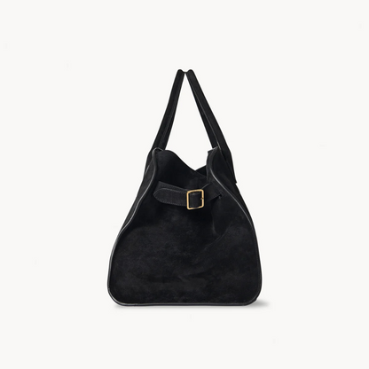 Classic Leather Handbag, Versatile for Work and Office