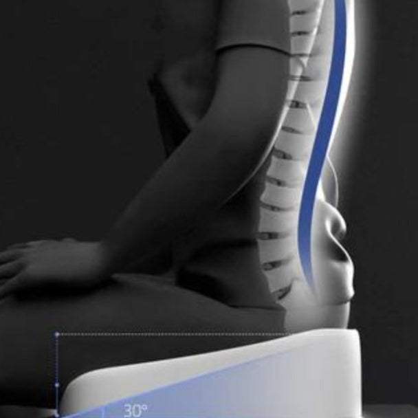 Zikopro Ergonomic Back Support Pillow – Memory Foam for Comfort
